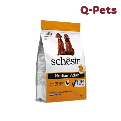 Schesir Medium Maintenance Chicken for adult medium breed dogs 3kg