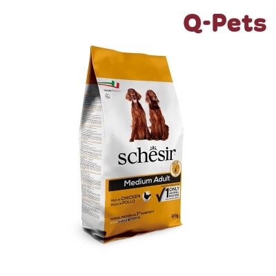 Schesir Medium Maintenance Chicken for adult medium breed dogs 12kg