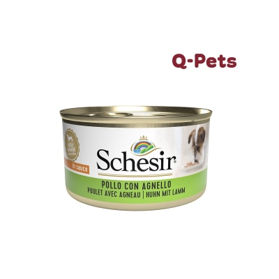 Schesir DOG CAN CHICKEN WITH LAMB 85G
