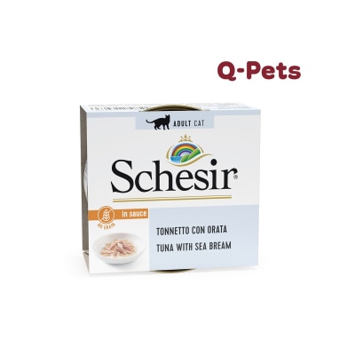 Schesir 吞拿魚鯛魚濃湯貓主食罐70g