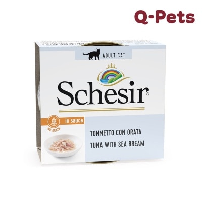 Schesir 吞拿魚鯛魚濃湯貓主食罐70g