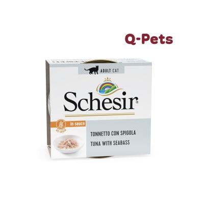 Schesir 吞拿魚鱸魚濃湯貓主食罐70g