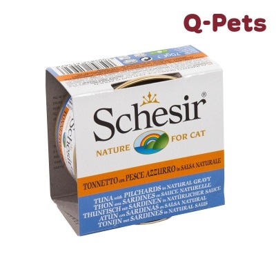 Schesir Tuna pilchards fish gravy 70g
