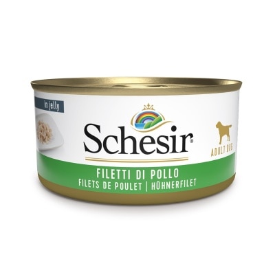 Schesir 全天然雞肉狗罐頭 150G