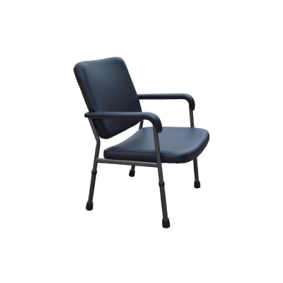 Silver Solutions black height adjustable health chair image