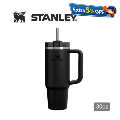 Stanley 30oz 冒险系列真空保温吸管随手杯 - BLACK 2.0