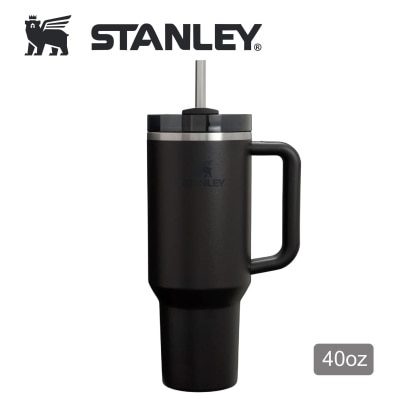 Stanley 40oz 冒險系列真空保溫吸管隨手杯 - BLACK 2.0