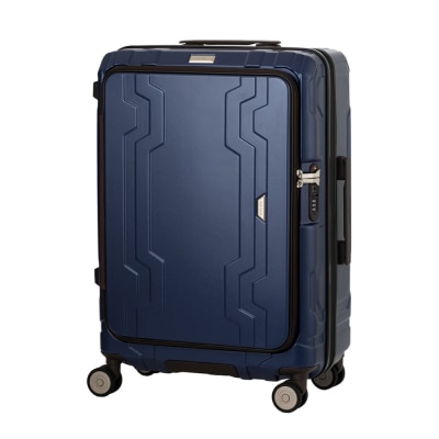 LEGEND WALKER Blue Whale(3.0) Front Opening Waterproof & Frame expansion Suitcase