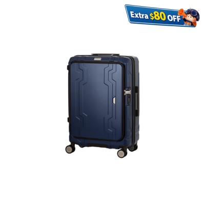 LEGEND WALKER Blue Whale(3.0) Front Opening Waterproof & Frame expansion Suitcase