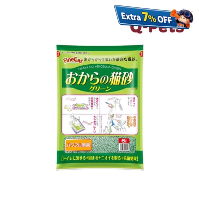HITACHI (FineCat) 翠绿环保豆腐猫砂6L