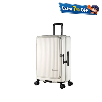 Daycrown 7828 日本Hinomoto避震輪 PC 前揭式+中開可擴充行李箱