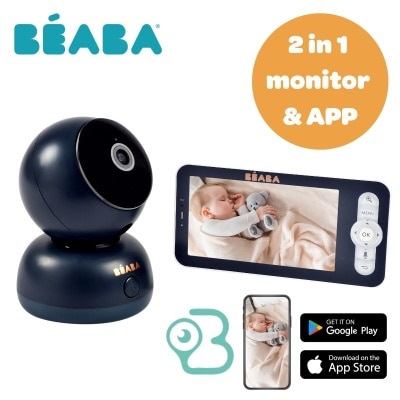 Beaba Zen premium Wifi baby video monitor Camera Full HD 3MP with 720P Screen