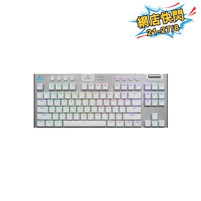 LOGITECH 羅技 G915 X LIGHTSPEED TKL 無線 RGB 機械電競鍵盤 - 觸感軸