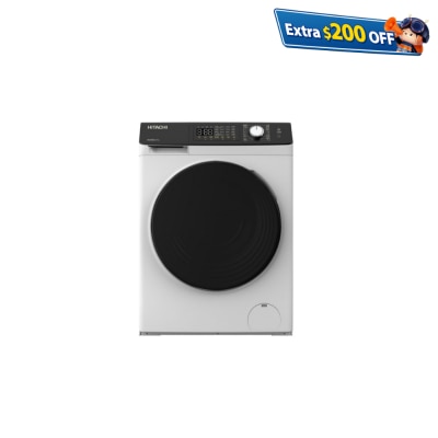 HITACHI 日立 BD-D802HVOW 8kg 日立變頻蒸氣護理前置式滾桶洗衣乾衣機 2合1洗衣乾衣機