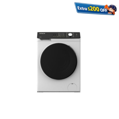 HITACHI 日立 BD-802HVOW 8kg 1200轉 變頻蒸氣護理前置式滾桶洗衣機 前置式洗衣機