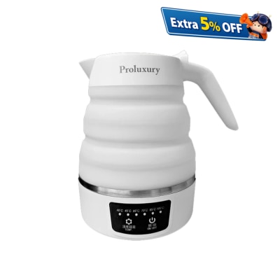 Proluxury PKT503006 摺合式全球电压旅行电水壶,0.60公升