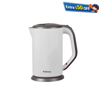 Proluxury PKT810017 Double Wall Electric Kettle 1.7L