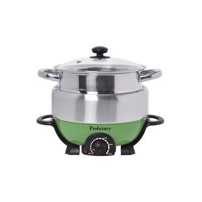 Proluxury PHP003040 多功能电火锅,4.0公升 ( 附送煎盘,蒸格)