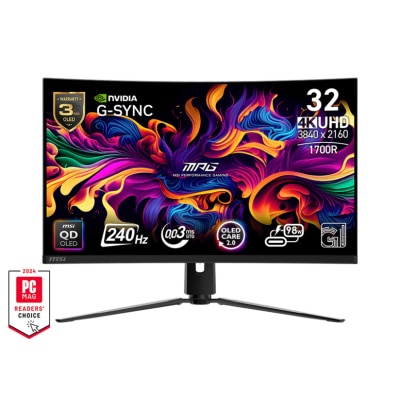 MSI MPG 321CURX QD-OLED 32" 4K 240Hz Curved Gaming Monitor