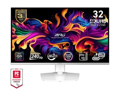 MSI 微星 MPG 321URXW QD-OLED 32" 4K 240Hz 电竞显示屏