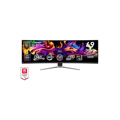 MSI 微星 MPG 491CQPX QD-OLED DQHD 49" 240Hz 曲面 電競顯示屏