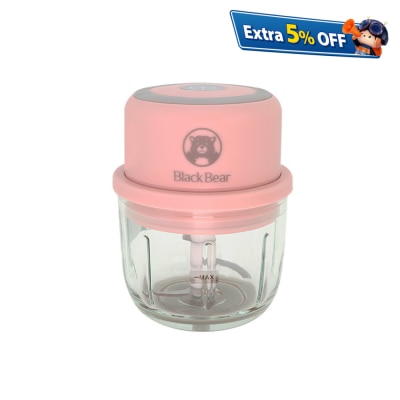 Black Bear BSB501003PN USB 迷你玻璃食物料理機 0.3L (粉紅)