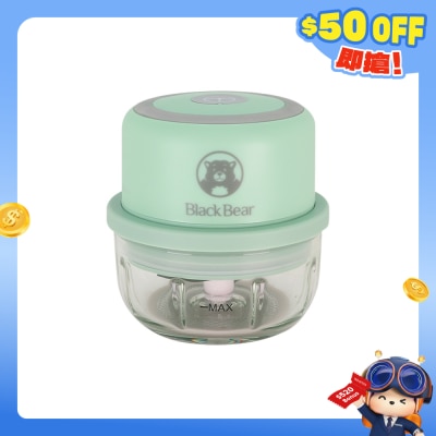 Black Bear - BSB500001GN USB Charging Mini Glass Food Chopper 150ml