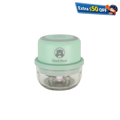 Black Bear BSB500001GN USB Charging Mini Glass Food Chopper 150ml