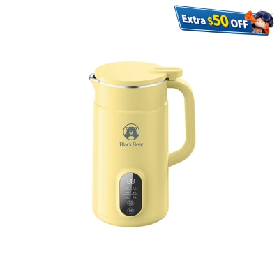 Black Bear BSM100060Y High Efficiency Smart Soymilk & Soup Blender 600ml