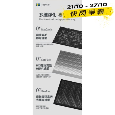 Trevluf PäK Pro專⽤MaxCatch預過濾網 image