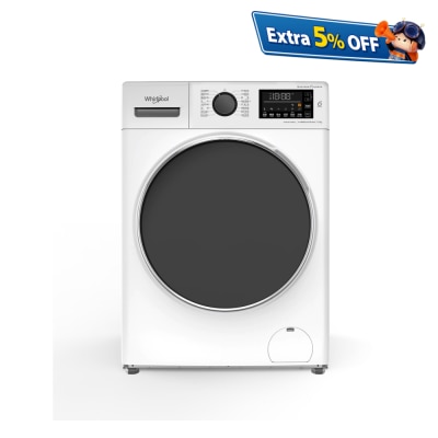 WHIRLPOOL 惠而浦 FWHB48502GW 8.5公斤 Supreme Oxycare 纖巧 前置式洗衣機