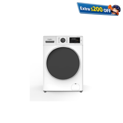 WHIRLPOOL 惠而浦 FWHB48502GW 8.5公斤 Supreme Oxycare 纖巧 前置式洗衣機