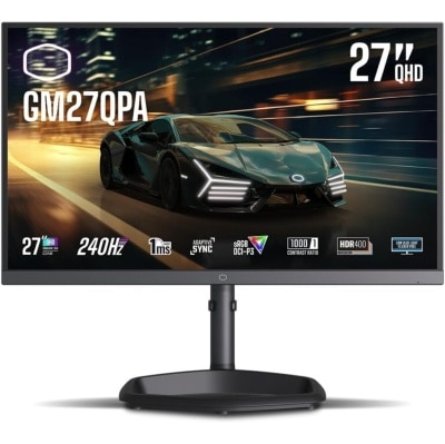 COOLER MASTER GM27-QPA  27" IPS QHD 240Hz HDR400 Gaming Monitor