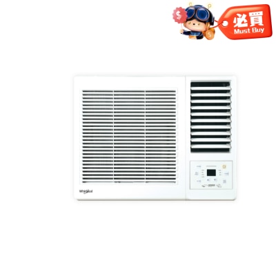 WHIRLPOOL 惠而浦 AWV09301R 1匹R32變頻淨冷 窗口式冷氣機