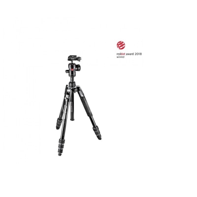 MANFROTTO 曼富圖 Befree Advanced 鋁合金扭鎖旅行三腳架套裝 ( 黑色 )