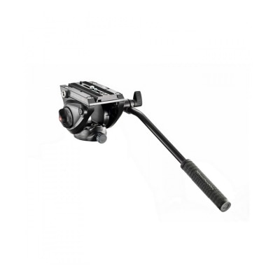 MANFROTTO 500 Fluid Video Head With Flat Base Camera Stabilizer