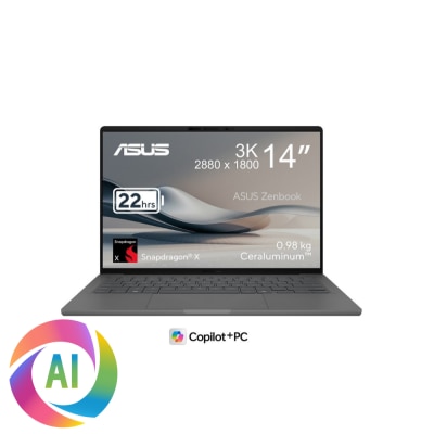 ASUS 华硕 Zenbook A14 UX3407QA 手提电脑