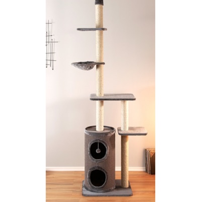 Meow Me 5 Layers Cat Tree 600W x 500D x 2530Hmm MM80429-1 - Grey
