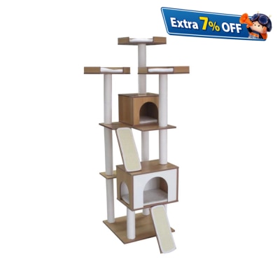 Meow Me 六层猫树740W x 650D x 1680Hmm - 大地色系
