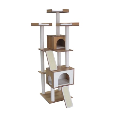 Meow Me 6 Layers Cat Tree 740W x 650D x 1680Hmm MM80559 - EartHmm Tone