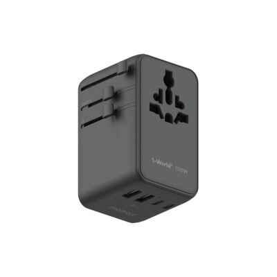 Momax - 1-World2 100W 4-插口雙AC旅行充電插座 UA23UK