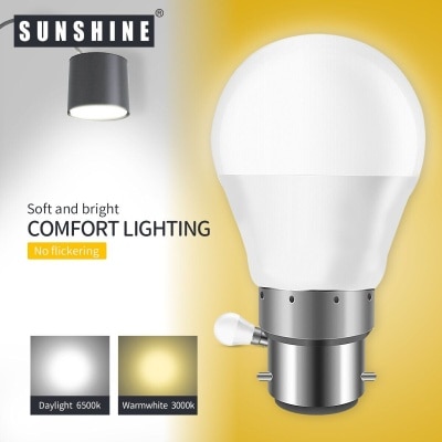 Sunshine LED 灯泡 A60球胆 - 9W B22 钉头 6500K 白光