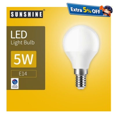 Sunshine LED Bulb G45 5W E14 Warmwhite 3000K