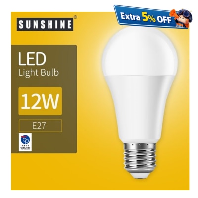 Sunshine LED Bulb A60 12W E27 Daylight 6500K