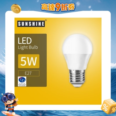Sunshine - LED Bulb G45 5W E27 Daylight 6500K