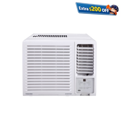TOSHIBA 東芝 RAC-12G3CVRGR-HK1 R32 1.5匹變頻淨冷抽濕 窗口式冷氣機