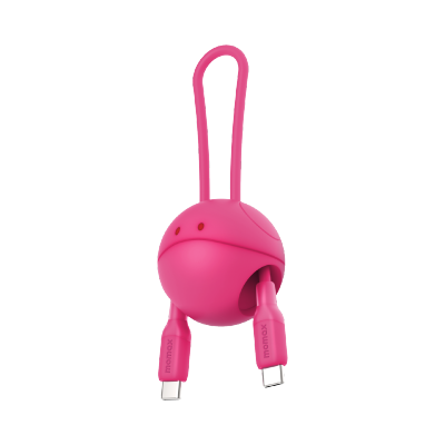 Momax Pinpop Haro Find My 全球定位器 With 1-Link Flow 0.2m USB-C充電線