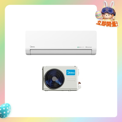 MIDEA 美的 - MS-09CRF8F 1匹遙控變頻淨冷 分體式冷氣機