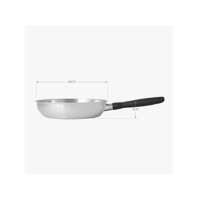 Meyer - 24Cm Stainless Steel Frypan