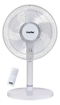 IMARFLEX 伊瑪牌 IFT-30PR 12吋遙控拍拍座檯 風扇